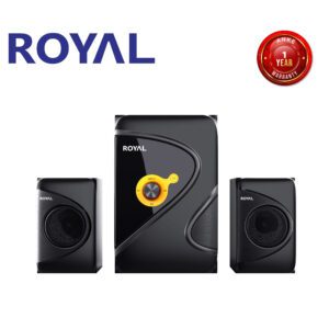 ROYAL R904 2.1 Channel Speaker System - Black