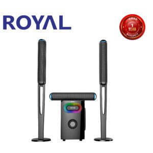 ROYAL-R906-3.1-Channel-Tall-Boys-Speaker-System-Black